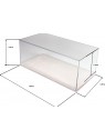 Display Case With Alcantara Base In White And White Stitching 1/18 BBR BBR Models - 4