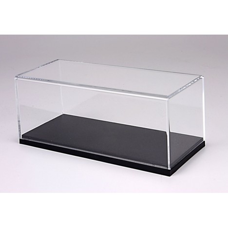 Display Case with Black Base for Model Car in scale 1:43 
