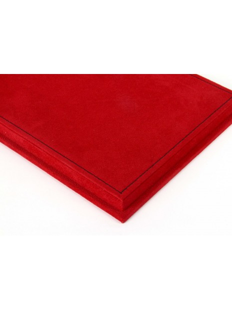 Vitrine plexiglas avec socle en alcantara rouge 1/18 BBR BBR Models - 2
