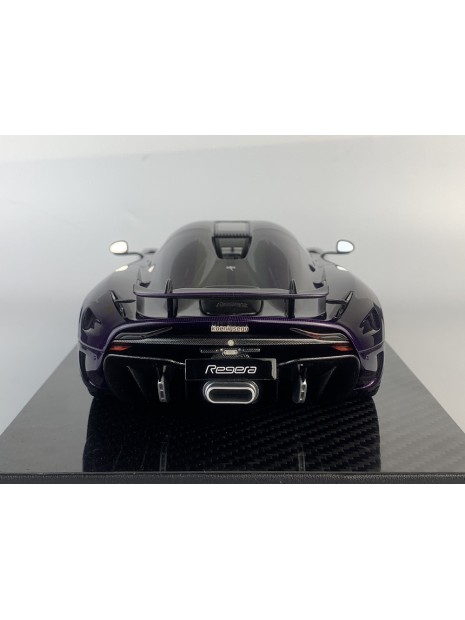 Koenigsegg Regera (Purple Carbon) 1/18 FrontiArt FrontiArt - 6