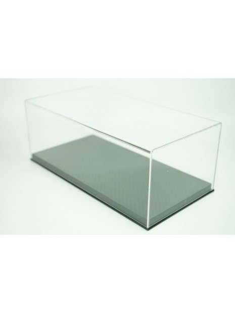 Vitrine plexiglas avec socle carbon 1/18  - 4