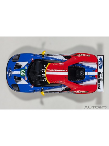 Ford GT Le Mans 2016 Brisoe / Dixon / Westbrook n° 69 1/18 AUTOart AUTOart - 11