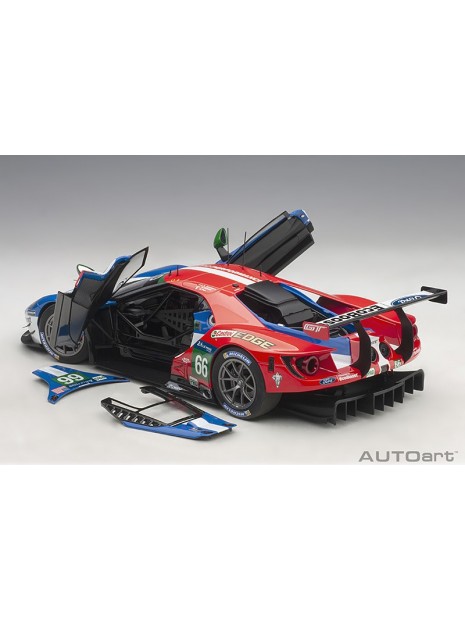 Ford GT Le Mans 2016 Johnson/Mucke/Pla n°66 1/18 AUTOart AUTOart - 16