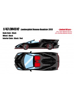 Lamborghini Veneno Roadster (Black) 1/43 Make Up Eidolon Make Up - 1
