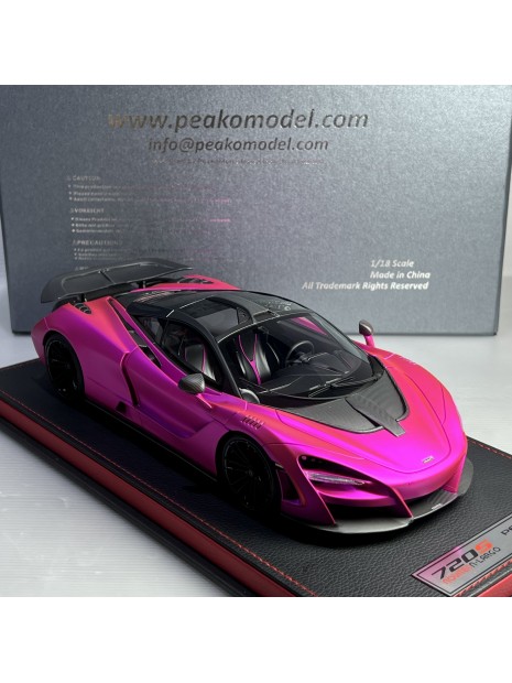 McLaren 720S Novitec N-Largo (Flash Pink) 1/18 Peako Peako - 4