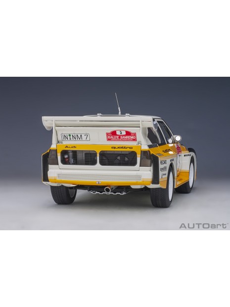 Audi Sport Quattro S1 Rally San Remo 1985 1/18 AUTOart AUTOart - 6