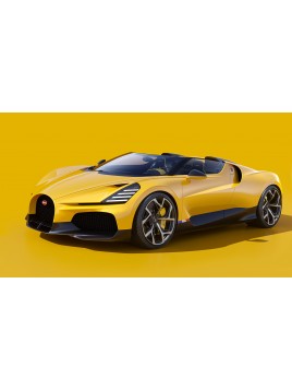 Bugatti W16 Mistral (Yellow) 1/18 MR Collection MR Collection - 1
