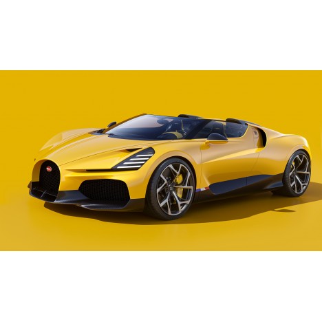 Bugatti W16 Mistral (Yellow) 1/18 MR Collection MR Collection - 1