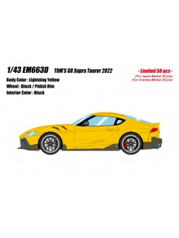 Toyota TOM’S GR Supra Tourer (Yellow) 1/43 Make Up Eidolon Make Up - 1