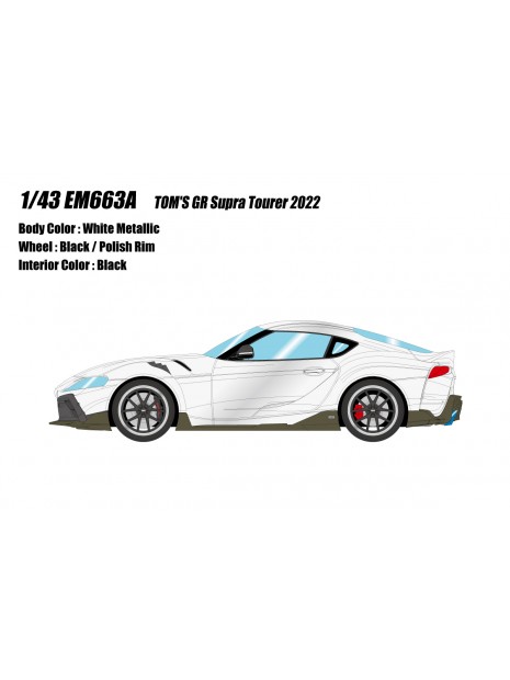 Toyota TOM’S GR Supra Tourer (Bianco) 1/43 Make Up Eidolon Make Up - 10
