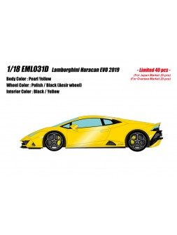 Lamborghini Huracan EVO (Gelb) 1/18 Make-Up Eidolon Make Up - 1