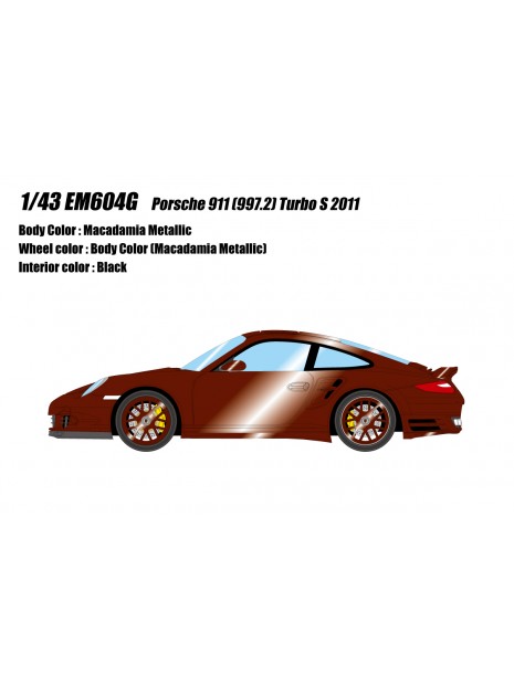 Porsche 911 (997.2) Turbo S 2011 1/43 Make-Up Eidolon Make Up - 2