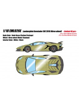 Lamborghini Aventador SVJ (Verde Draco) 1/18 Make-Up Eidolon Make Up - 1