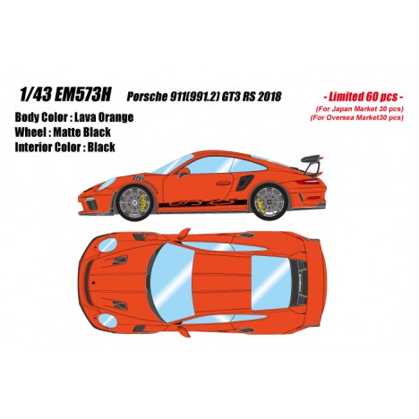 クレヨン EIDOLON 1/43 ポルシェ 911 (991.2) GT3 RS 2018 クレヨン