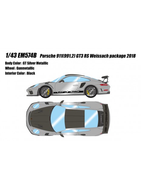 Porsche 911 (991.2) GT3 RS Weissach Package 1/43 Make-Up Eidolon Make Up - 11