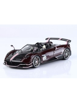 Pagani Huayra Roadster BC (Carbon rosso scuro) 1/43 BBR BBR Models - 2