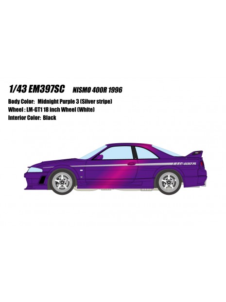 Nissan Nismo 400R 1996 (Midnight Purple) 1/43 Make-Up Eidolon Make Up - 4