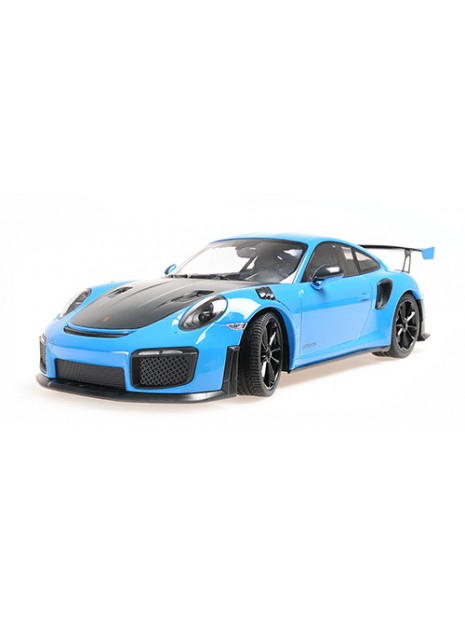Porsche 911 (991.2) GT2 RS (Bleu) 1/18 Minichamps  - 4