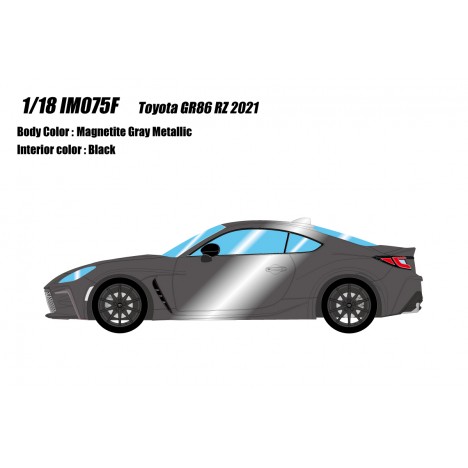 Toyota GR86 (RZ) 2021 (Magnetite Gray) 1/18 Make Up IDEA IM075F