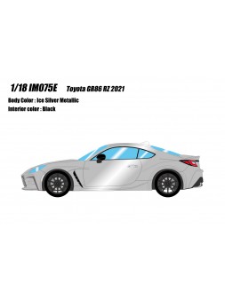 Toyota GR86 (RZ) 2021 (Ice Silver) 1/18 Make Up IDEA Make Up - 1