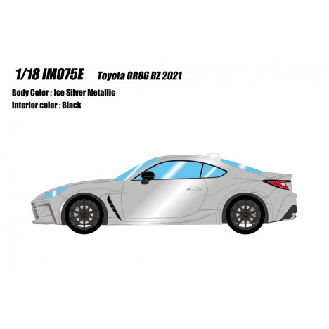 Toyota GR86 (RZ) 2021 (Ice Silver) 1/18 Make Up IDEA Make Up - 1