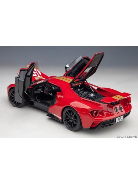 Ford GT 2022 Alan Mann Heritage-editie 1/18 AUTOart AUTOart - 2