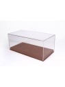 Vitrine plexiglas avec socle en cuir marron 1/18 BBR BBR Models - 1