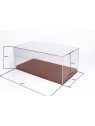 Vitrine plexiglas avec socle en cuir marron 1/18 BBR BBR Models - 2