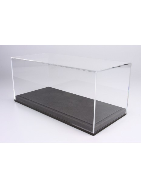 Vitrine plexiglas avec socle en cuir gris 1/18 BBR BBR Models - 1