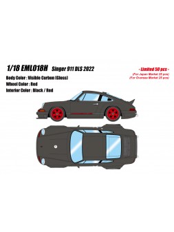 Porsche Singer DLS (Carbon Brillant) 1/18 Make-Up Eidolon Make Up - 1