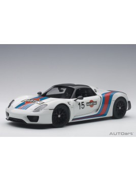 Porsche 918 Spyder Weissach Package Martini 1/18 AUTOart AUTOart - 1