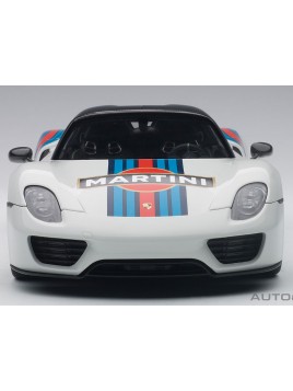 Porsche 918 Spyder Weissach Package Martini 1/18 AUTOart AUTOart - 2