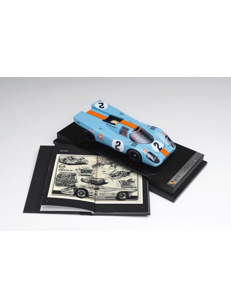 Porsche 917K Gulf Winner Daytona 1970 1/18 Amalgam Amalgam Collection - 14