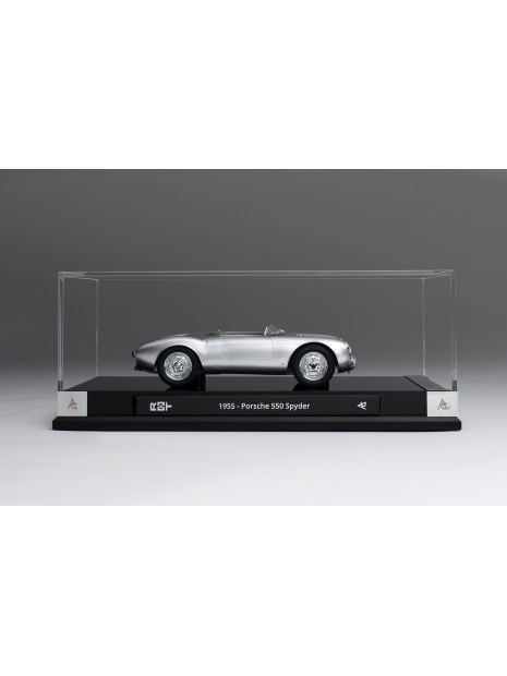 Porsche 550 Spyder (argento) 1/18 Amalgam Collezione Amalgam - 8