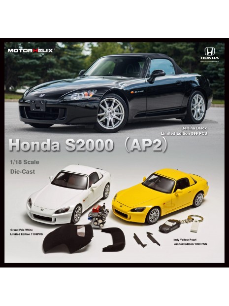 copy of Honda S2000 (AP2) 1/18 Motorhelix  - 9