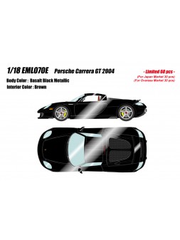 Porsche Carrera GT (Bathalt Black) 1/18 Make-Up Eidolon Make Up - 1
