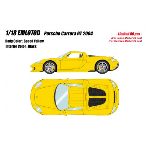 Porsche Carrera GT (Speed Yellow) 1/18 Make-Up Eidolon Make Up - 1