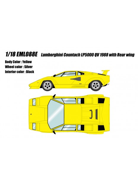 Lamborghini Countach LP5000 QV 1988 1/18 Make-Up Eidolon Make Up - 3
