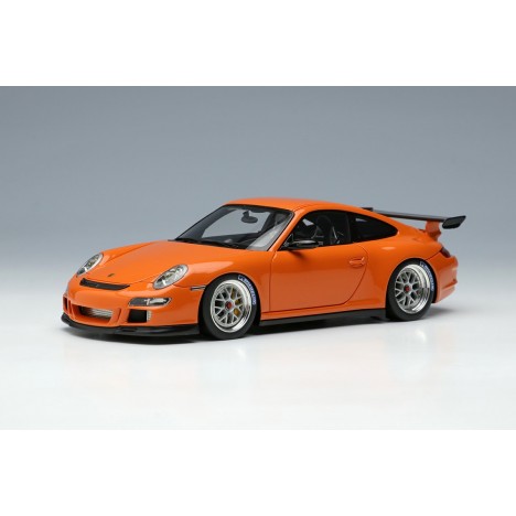 Porsche 911 (997) GT3 RS (Orange) 1/43 Make-Up Eidolon EM710D