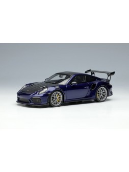 Porsche 911 (991.2) GT3 RS Weissach Package (Bleu) 1/43 Make-Up Eidolon Make Up - 1