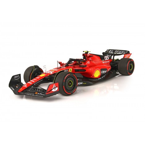 Ferrari SF-23 Bahrain GP 2023 C. Sainz 1/18 BBR BBR Models - 2