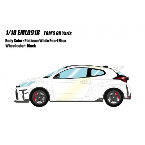 Toyota GR Yaris TOM'S 1/18 Make Up Eidolon Make Up - 2
