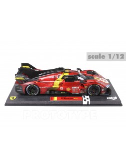 Ferrari 499P Nr.51 Gewinner Le Mans 2023 "Dirty" 1/12 BBR BBR Models - 1