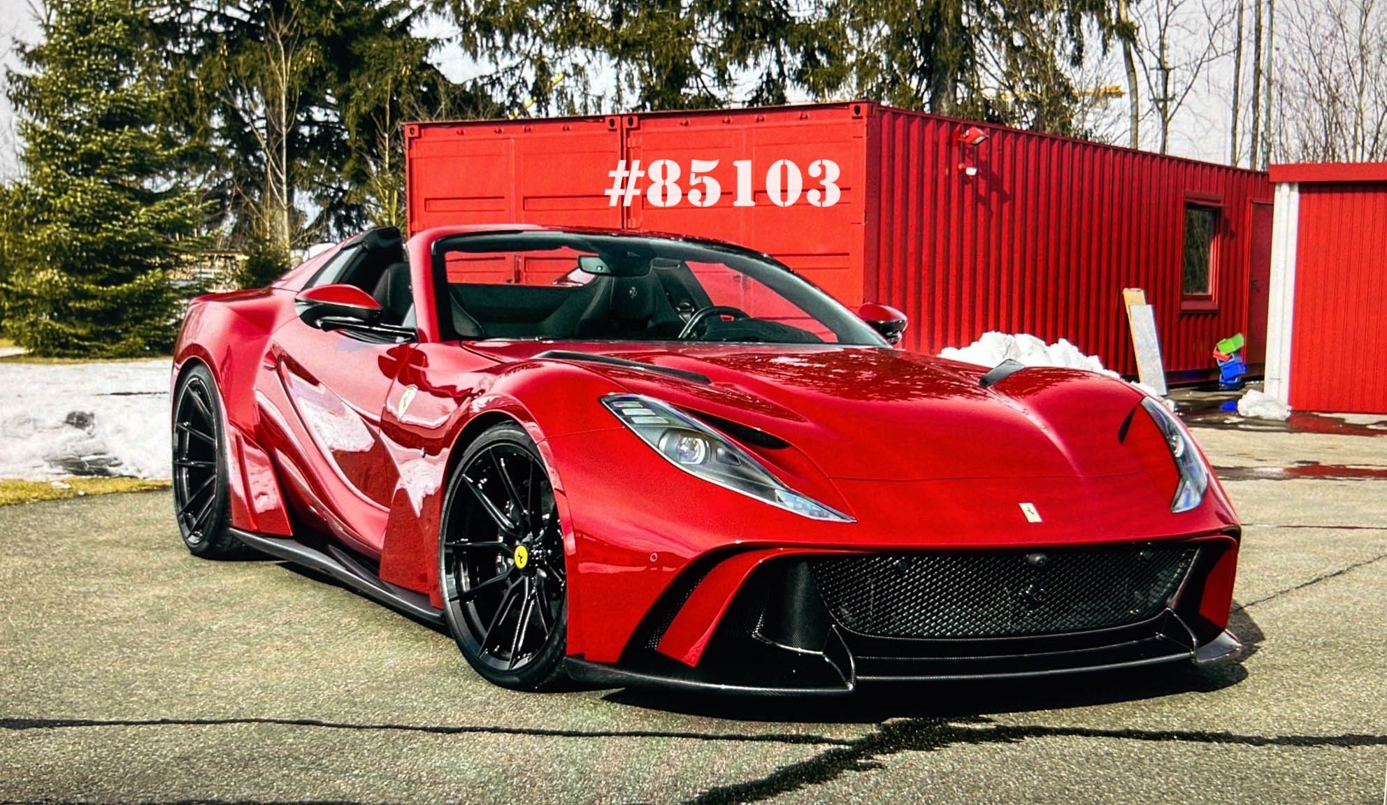 Ferrari 812 GTS, plus large et plus puissante avec le kit Novitec