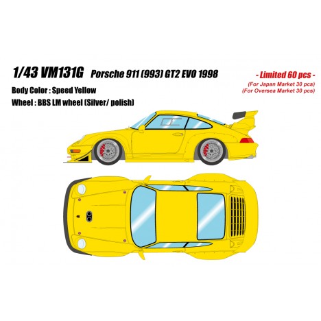 Porsche 911 (993) GT2 EVO 1998 1/43 Make-Up Vision Make Up - 3