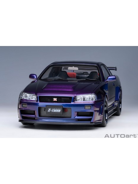 Nissan Skyline GT-R (R34) Z-tune (Middernachtpaars) 1/18 AUTOart AUTOart - 3