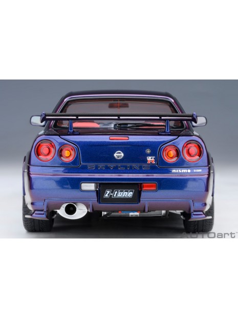 Nissan Skyline GT-R (R34) Z-tune (Midnight Purple) 1/18 AUTOart AUTOart - 6