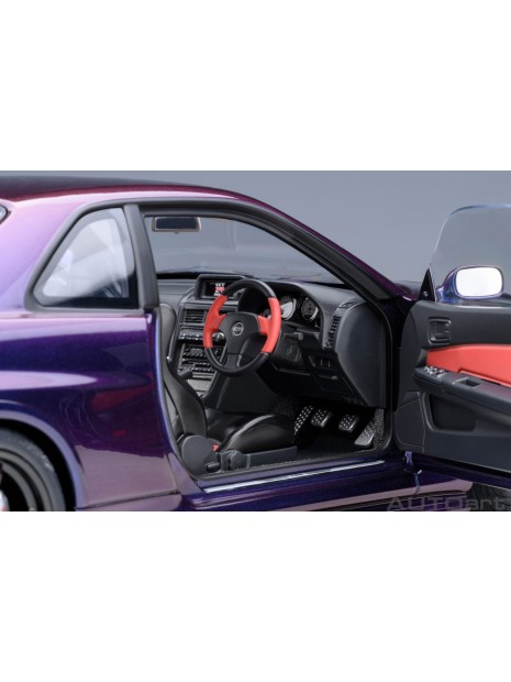 Nissan Skyline GT-R (R34) Z-tune (Middernachtpaars) 1/18 AUTOart AUTOart - 9