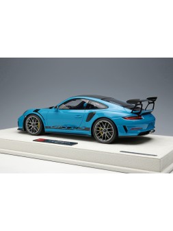 Porsche 911 (991.2) GT3 RS Weissach-pakket (Miami Blue) 1/18 Make-Up Eidolon Make Up - 2