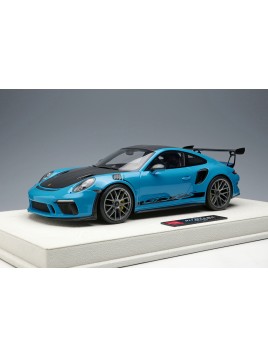Porsche 911 (991.2) GT3 RS Weissach Package (Miami Blue) 1/18 Make-Up Eidolon Make Up - 1